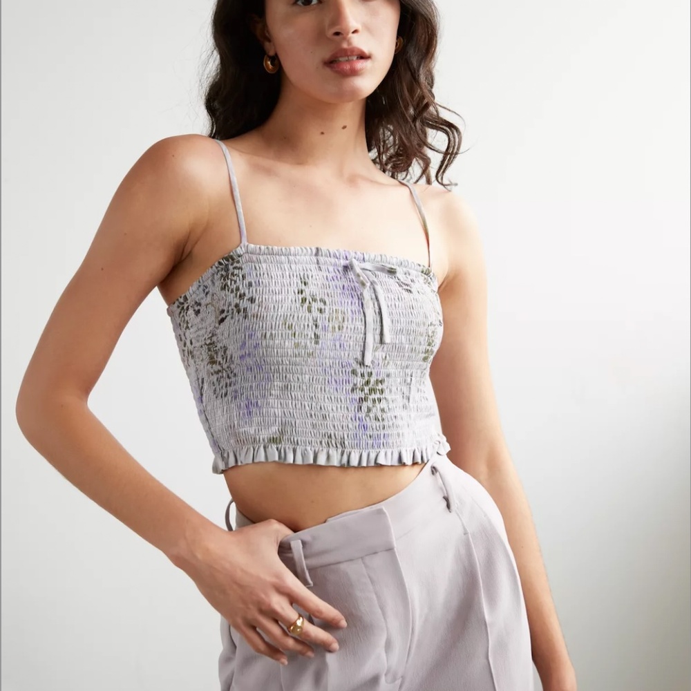 Y2K Inspired Smocked Top